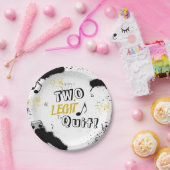 Assiettes En Carton DEUX LEGIT À QUITTER 2e Anniversaire (Fête)