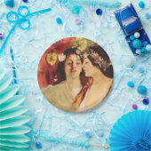 Assiettes En Carton Deux muses du printemps (par Stefan Luchian) (Fête)