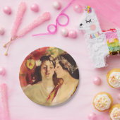 Assiettes En Carton Deux muses du printemps (par Stefan Luchian) (Fête)