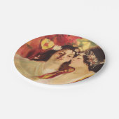 Assiettes En Carton Deux muses du printemps (par Stefan Luchian) (Angle)