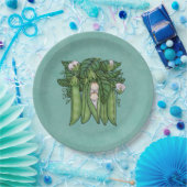 Assiettes En Carton Deux Petits Pois Doux Twins Multiples (Fête)