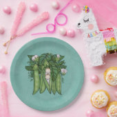 Assiettes En Carton Deux Petits Pois Doux Twins Multiples (Fête)
