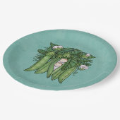 Assiettes En Carton Deux Petits Pois Doux Twins Multiples (Angle)