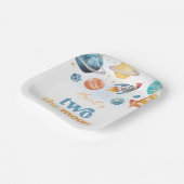 Assiettes En Carton Deux plaques de fête d'anniversaire de la Lune (Angulaire)