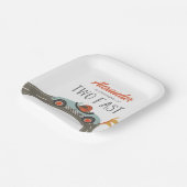 Assiettes En Carton Deux Plaques Papier d'Anniversaire BLEUE Rapide (Angulaire)