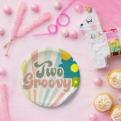 ASSIETTES EN CARTON DEUX SUPER, 2E ANNIVERSAIRE, SOLEIL, PLONGEON (Fête)