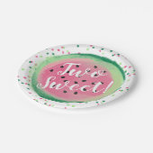 Assiettes En Carton Deux Sweet 2e fête de la pastèque (Angle)