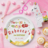 Assiettes En Carton Deux tti Frutti Fruity Fun Fun Deuxième Anniversai (Fête)