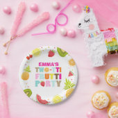 Assiettes En Carton Deux tti frutti Plaques de papier d'anniversaire T (Fête)