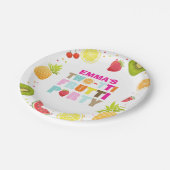 Assiettes En Carton Deux tti frutti Plaques de papier d'anniversaire T (Angle)