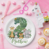 Assiettes En Carton Deux Wild Un 2e anniversaire Jungle Safari (Fête)