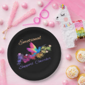 Assiettes En Carton Devis de collaborateur d'aide émotionnelle (Fête)