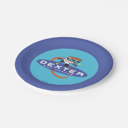 Assiettes En Carton Dexter "Boy Genius" (Angle)