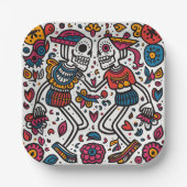 Assiettes En Carton 💀 Día de Muertos (Recto)