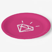 Assiettes En Carton Diamant (Angle)