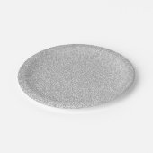 Assiettes En Carton Diamants blancs (Angle)