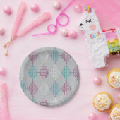 Assiettes En Carton Diamants de fin de table (Fête)