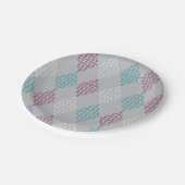 Assiettes En Carton Diamants de fin de table (Angle)