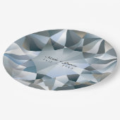 Assiettes En Carton Diamond Bling Bijoux Élégante Partie de bijoux (Angle)