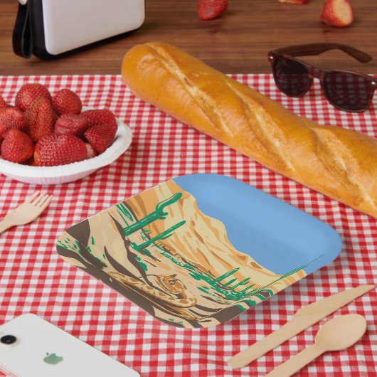 Assiettes En Carton Diamondback (Pique-nique)