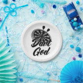 Assiettes En Carton Dieu de Dart (Fête)