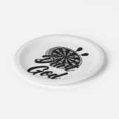 Assiettes En Carton Dieu de Dart (Angle)