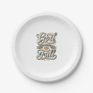 Assiettes En Carton Dieu Est En Elle Elle Ne Tombera Pas Vintage Shirt