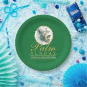Assiettes En Carton Dimanche du Palm (Fête)