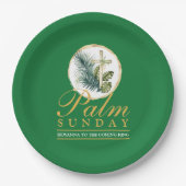 Assiettes En Carton Dimanche du Palm (Devant)