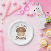 Assiettes En Carton Dimanche Petit-déjeuner Brunch Streusel Crumb Muff (Fête)