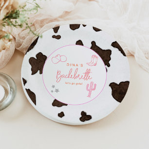Assiettes En Carton DINA Space Cowgirl Desert Bachelorette Disco