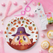 Assiettes En Carton Dinde (Fête)