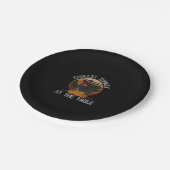 Assiettes En Carton Dinde la plus cool à la table Rétro Thanksgiving F (Angle)