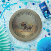 Assiettes En Carton Dinde sauvage (Fête)