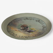 Assiettes En Carton Dinde sauvage (Angle)