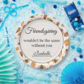 Assiettes En Carton Dîner d'action amis Vacances Table Boho (Fête)