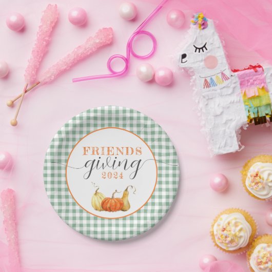 Assiettes En Carton Dîner d'action de grâces (Fête)