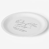 Assiettes En Carton Dîner de répétition Un jour de plus (Angle)