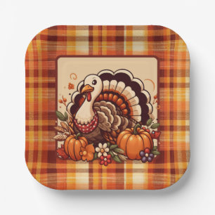 Assiettes En Carton Diner diner de dinde à Thanksgiving