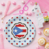 Assiettes En Carton Dîner floral mignon de déjeuner de drapeau (Fête)