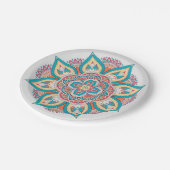 Assiettes En Carton Dîner marocain à thème des nuits arabes (Angle)