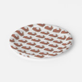 Assiettes En Carton Dîner Thanksgiving Citrouille Pie Slice Food Desse (Angle)