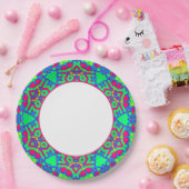 Assiettes En Carton Dinnerware à menthe Celebrazione (Fête)