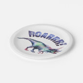 Assiettes En Carton Dinocorn | Imaginaire magique Unicorn Dinosaur (Angle)