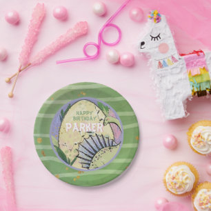 Assiettes En Carton Dinosaur