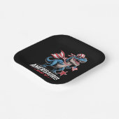 Assiettes En Carton Dinosaur 4 juillet Amerisaurus T Rex Funny (Angulaire)