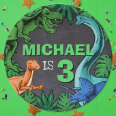 Assiettes En Carton Dinosaur Anniversaire Dino Trex Préhistorique Garç