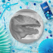 Assiettes En Carton Dinosaur effrayant (Fête)
