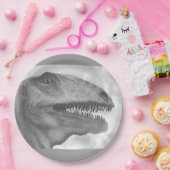 Assiettes En Carton Dinosaur effrayant (Fête)
