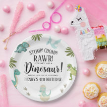 Dinosaur fête d'anniversaire